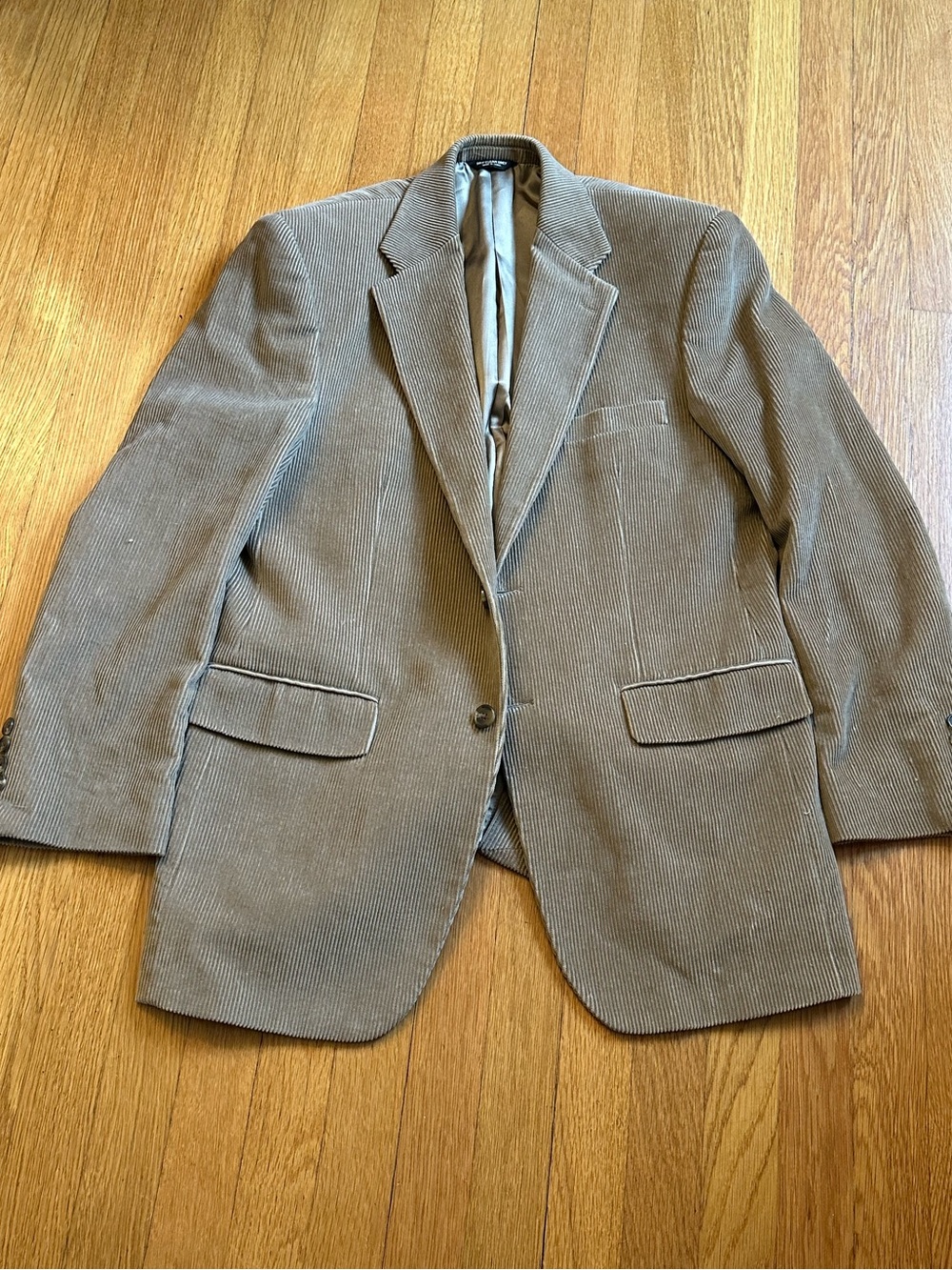 Men's Brown Corduroy Blazer Classic Preppy Academia  College Ralph Lauren 38R